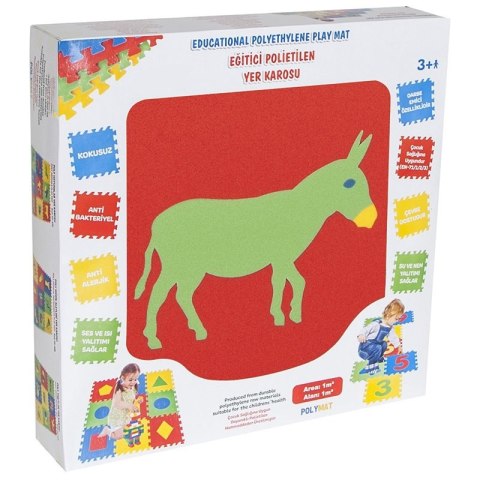 WOOPIE Piankowa Mata Edukacyjna Antybakteryjna Zwierzęta