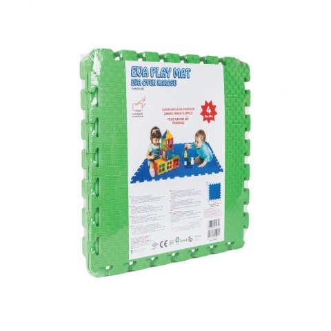 WOOPIE Piankowa Mata Edukacyjna Zielona 50 x 50