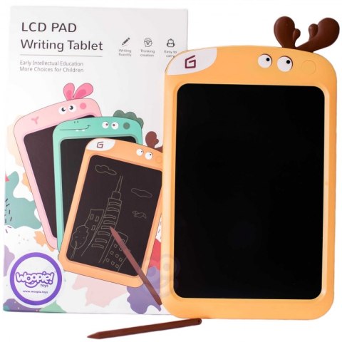 WOOPIE Tablet Graficzny 10.5" Renifer dla Dzieci do Rysowania Znikopis + Rysik