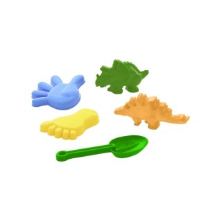 Zestaw Piaskowy Dinozaur Łopatka Foremki 5 element