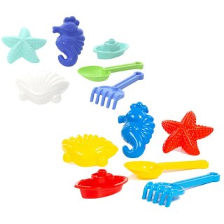 Zestaw foremek morskich + Łódka łopatka i grabki