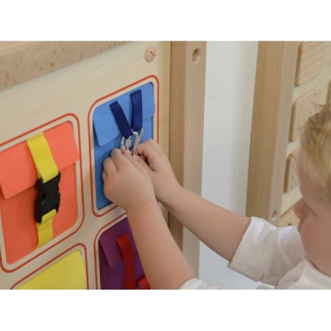 Kieszonki Do Zamykania i Otwierania Zamki Tablica Ścienna Masterkidz