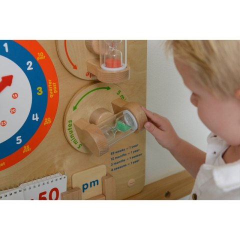 Nauka O Czasie Czytanie Godziny - Tablica Edukacyjna Masterkidz Nauka O Czasie Czytanie Godziny - Tablica Edukacyjna Masterkidz